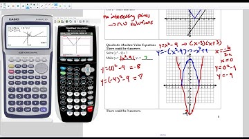 Math 20-1: AN1 RF2 Solving Absolute Value Equations Graphically and Algebraically (Part Two)