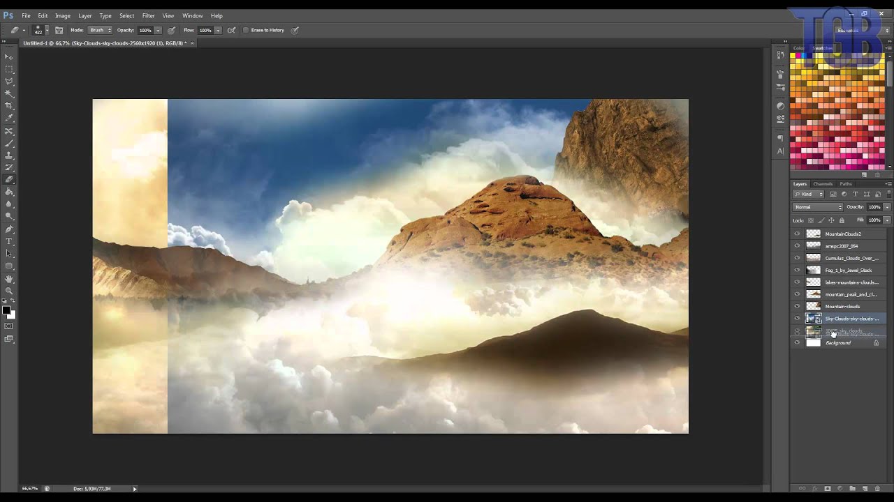 Above The Clouds (Photo Manipulation) by Cammernnn