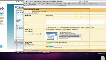 Add google Calendar into Wiki, assignment 2