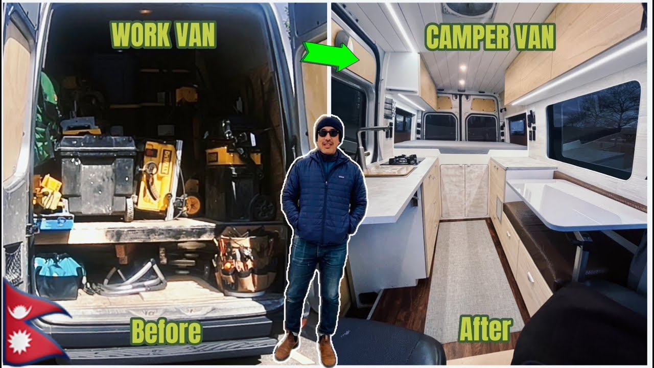 '' FROM WORKHORSE TO TINY HOME ON WHEELS: DIY Camper Van Conversion ...