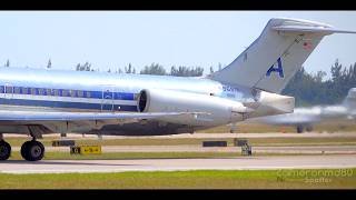 ex-American MD-80 Ferry Flight - C17 - Spirit Airlines Last Day - Opa Locka Plane Spotting | N9681B