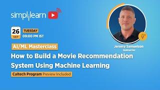🔥Learn How to Build a Movie Recommendation System Using Machine Learning | AIML | 2023 | Simplilearn