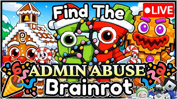 🎅Find the Brainrot 312🎅 | 🔴LIVE | 🍀MEGA ADMIN ABUSE | @yulyonroblox |🎮ROBLOX | 4K