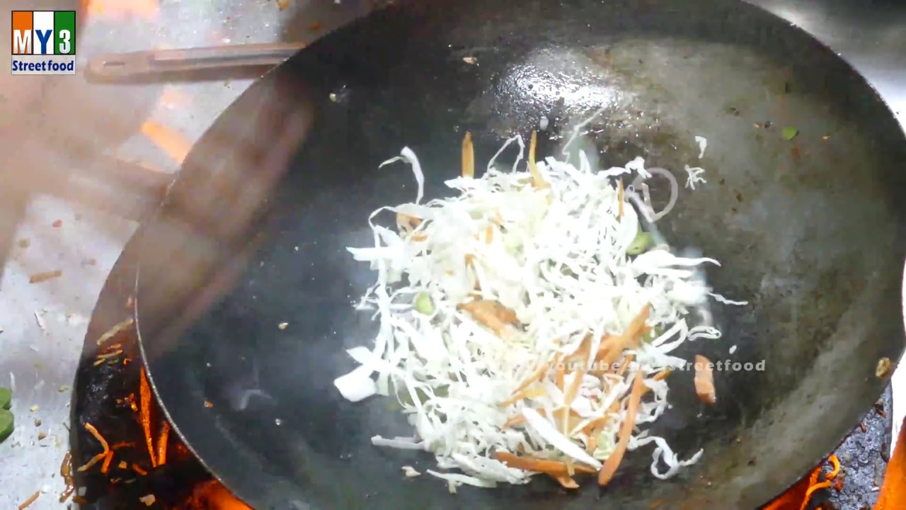 Veg Noodles Near Sivaji Pnd |  MUMBAI STREET FOOD | 4K VIDEO | street food