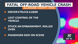 Fatal Off-Road Vehicle Crash in Allamakee County