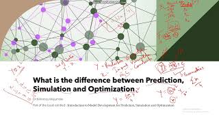 Difference between Prediction Simulation and Optimization