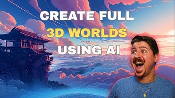 How To Create Full 3D Worlds Using AI (For FREE)