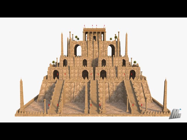 Fantasy Babylonian temple - YouTube