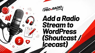 How to add a Radio Stream to WordPress (Shoutcast/Icecast/Media CP/Sonic Panel/Citrus3 and more) screenshot 4