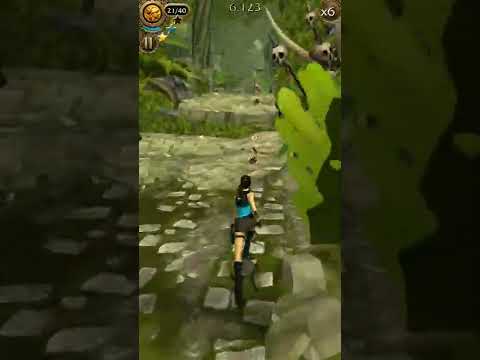 Lara Croft: Relic Run Level 3 Walkthrough - 3 stars ⭐⭐⭐ / Collect 40 coins
