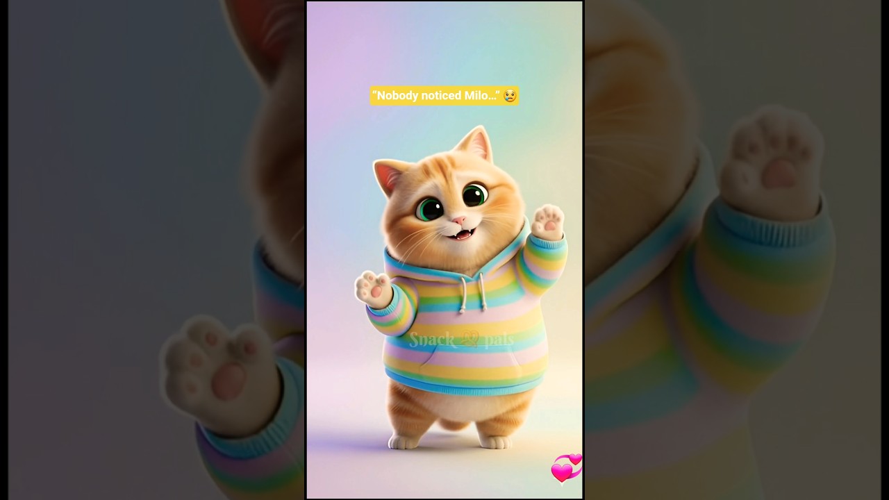 Milo the Cat Finally Dances 😺💃 | Heart Melting Short 