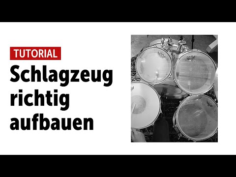 Video: So Bauen Sie Ihr Schlagzeug