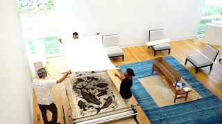 BIG INK Prints a Large-Scale Woodblock Relief by Janie Kinnane