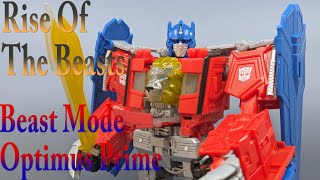 Chuck's Reviews Transformers Rise of the Beasts Beast Mode Optimus Prime