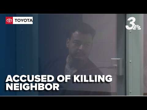 Las Vegas man accused of killing neighbor was prohibited from having a gun, records show