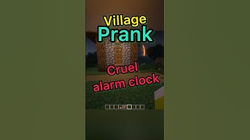 Cruel alarm clock #shorts #minecraft