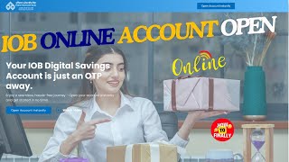 IOB Online Account Opening | Indian Overseas Bank Online SB Account Opening | IOB SB Account Online
