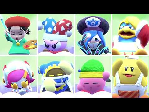 Kirby Star Allies - All Character Losing Animations (DLC Included)