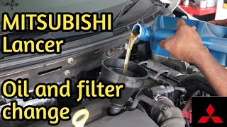 Mitsubishi Lancer - Oil and Oil Filter Change (2007 - 2015)