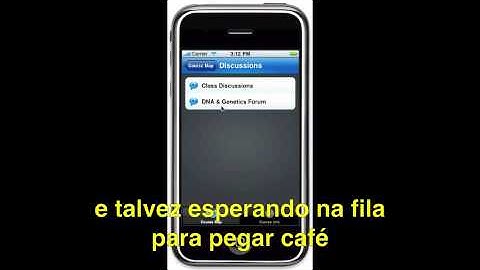 Tutorial do Blackboard Mobile Learn para iPhone