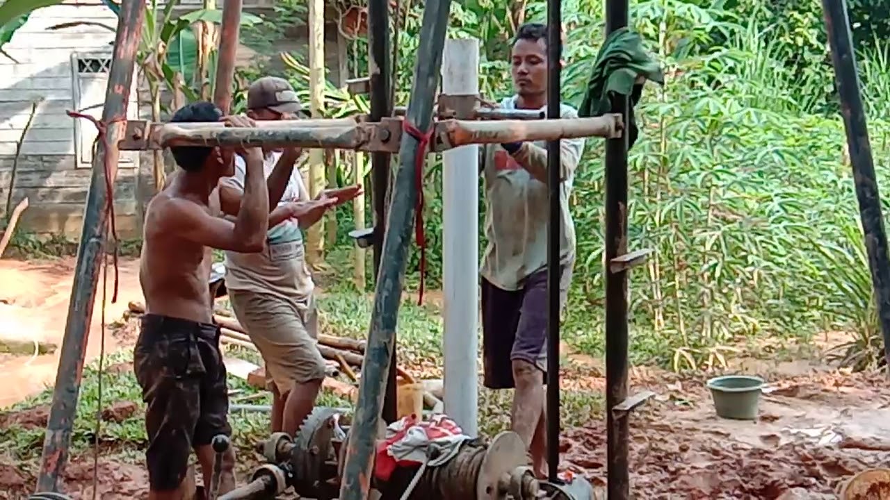 Cara pemasangan kesing / pipa sumur bor.. YouTube