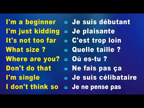 75 Phrases Très utiles en Anglais *75 Very Useful Phrases in English