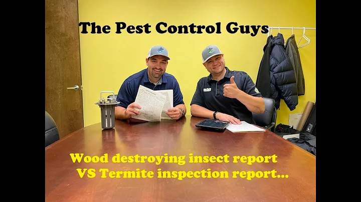 What are WDI inspections? What is  a NPMA-33 form? What is a wood destroying insect report?