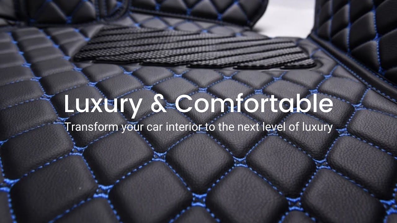 TAKING CAR FLOOR MATS TO A WHOLE NEW LEVEL **LUXURY LEATHER** 