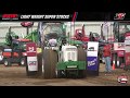 Pro Pulling 2019: Light Super Stock Tractors pulling in Henry, IL