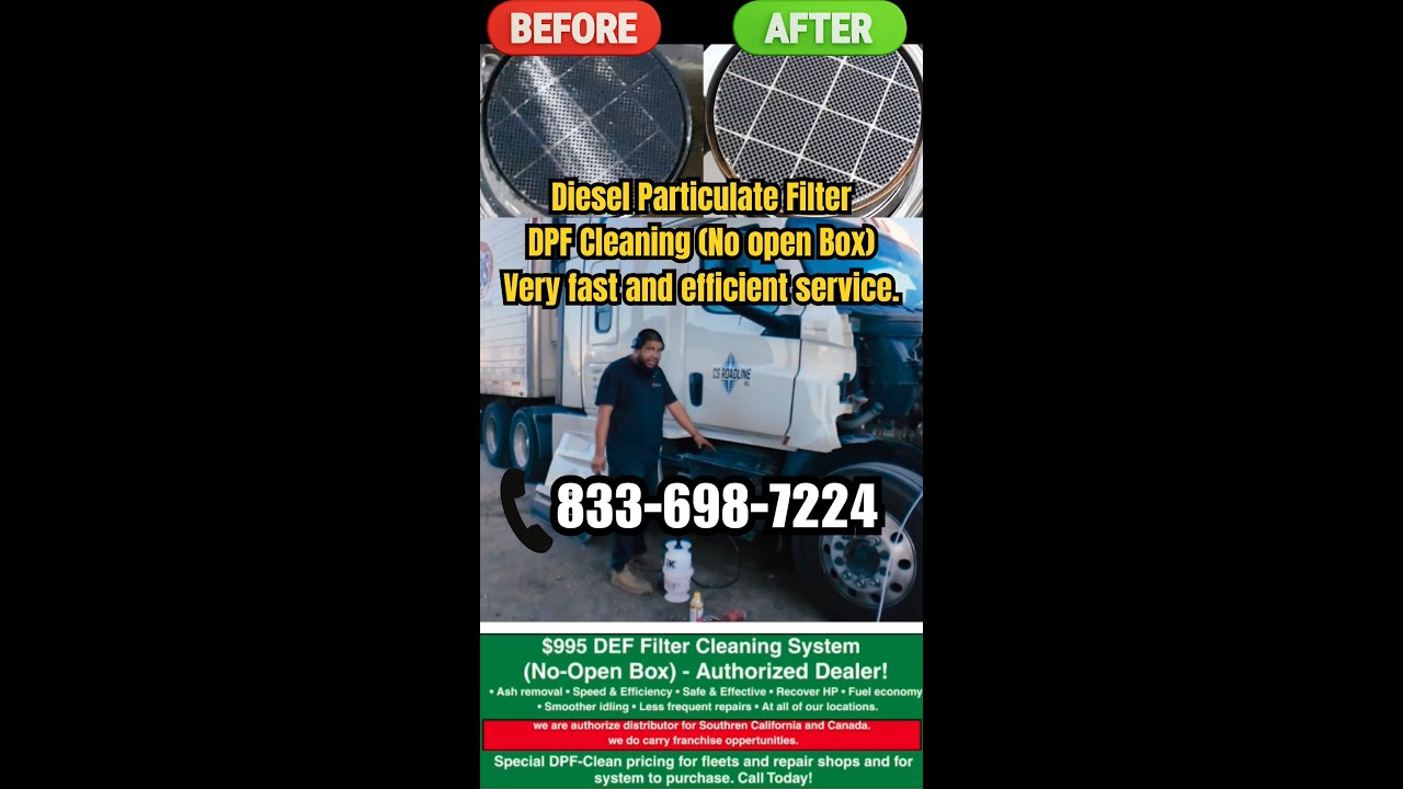 Diesel Particulate Filter DPF Cleaning (No open Box) Very fast and efficient service.