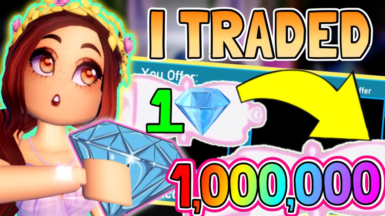 I Traded 💎1 DIAMOND Into 1,000,000 DIAMONDS💎: FULL SERIES ~Royale High Trading Challenge