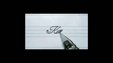 Name of Kinsley write ✍️ in beautiful cursive style.||. Comment your name to write a name.