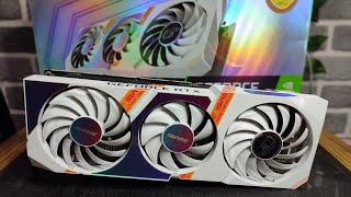 Unboxing Test 3DMark Fire Strike Extreme Benchmark Colorful iGame GeForce® RTX 3050 Ultra W OC 8G D6