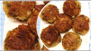 Hyderabadi Aloo Kheema Cutlet l Potato Minced Mutton Cutlet l Recipe By Mrs. Norien