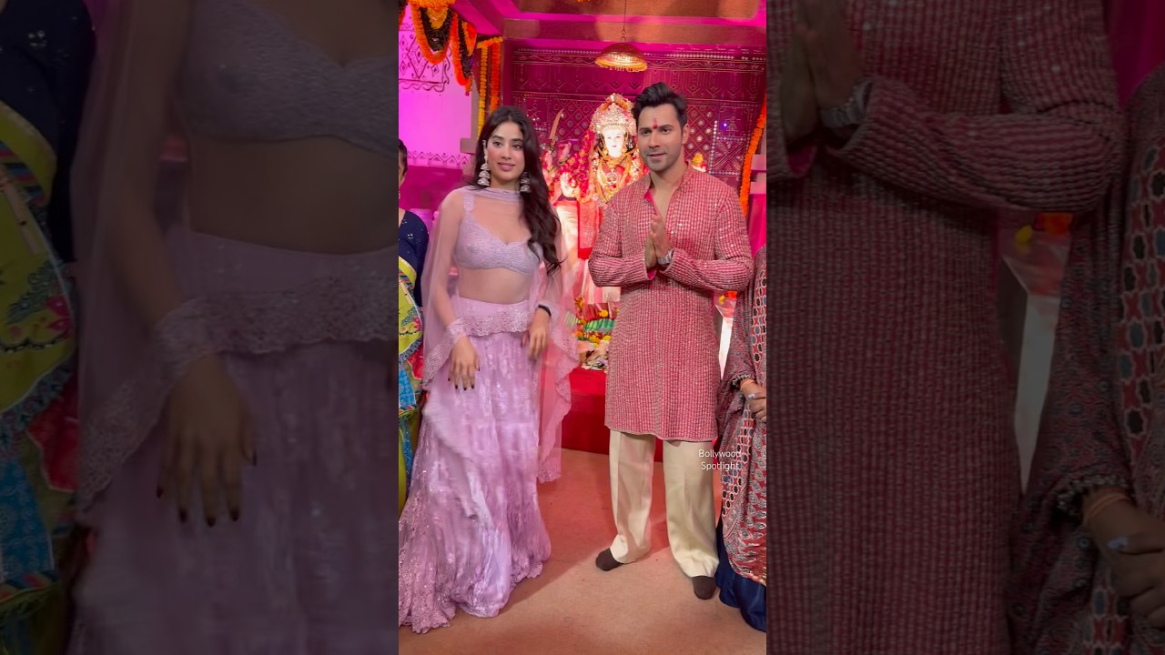 Janhvi Kapoor & Varun Dhawan at Kora Kendra | Promote Sunny Sanskari Ki Tulsi Kumari 🎬