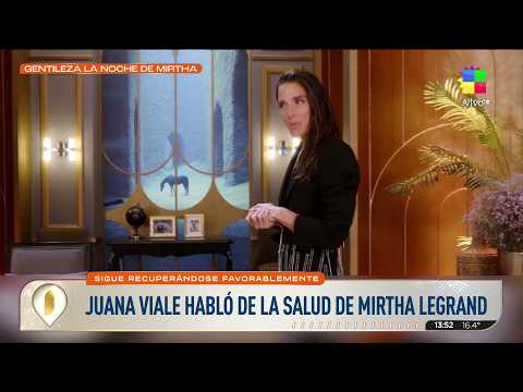 La salud de Mirta Legrand evoluciona favorablemente