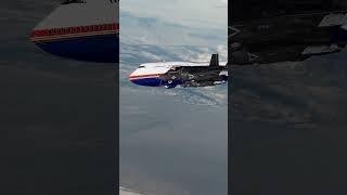 Incredible new Air Force One footage over the skies of Nevada.