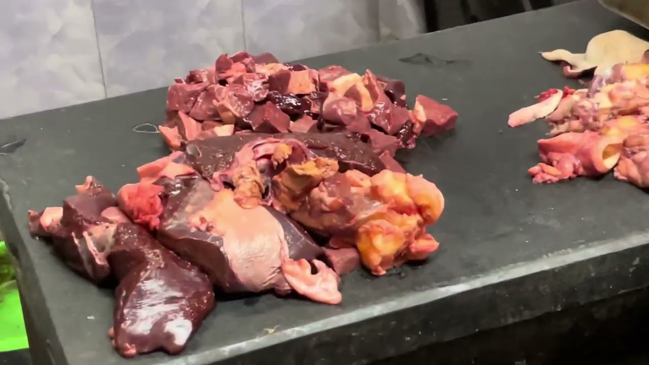 Bakra Eid mutton cutting 