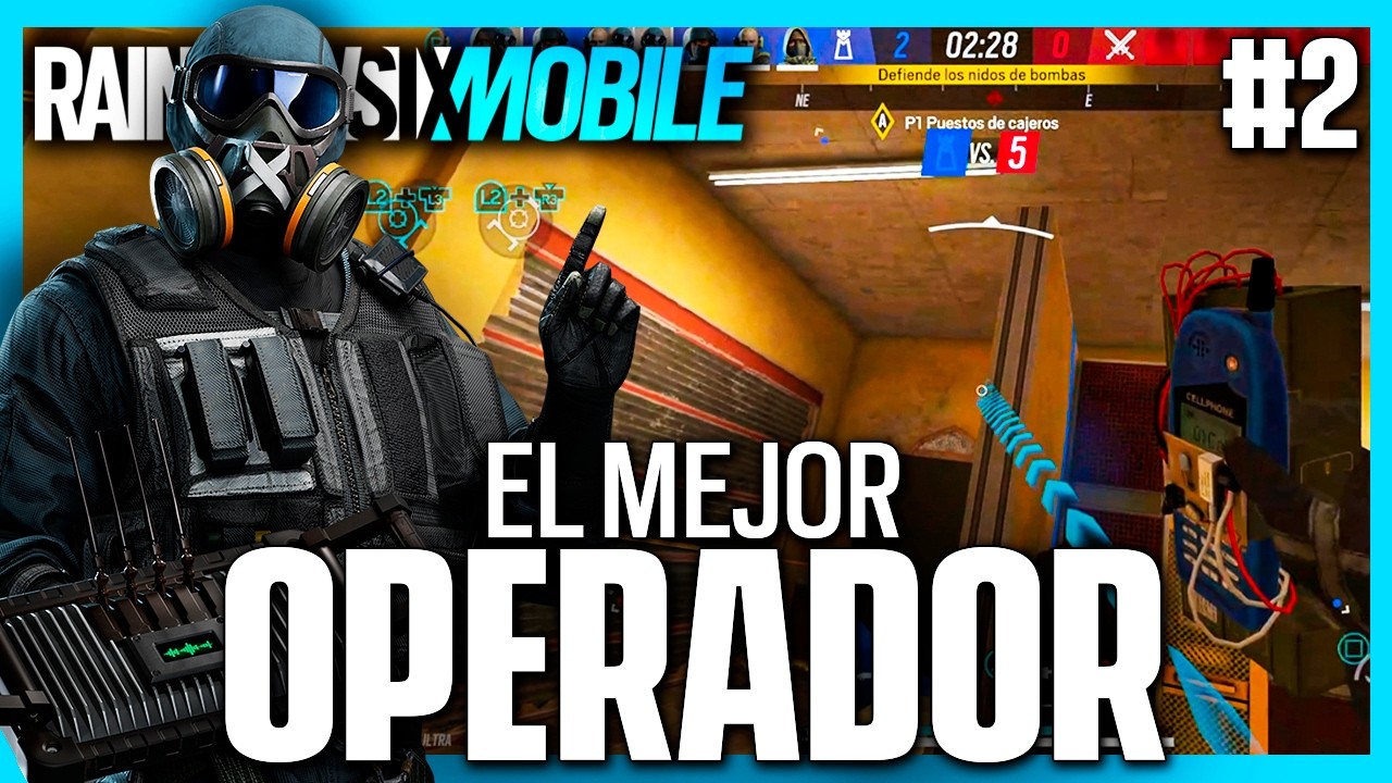 El MEJOR OPERADOR para RAINBOW SIX MOBILE | RANKEDS ROAD to MAESTRO #2