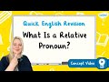 Understanding Relative Pronouns
