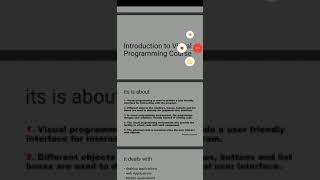 visual programming lecture 1