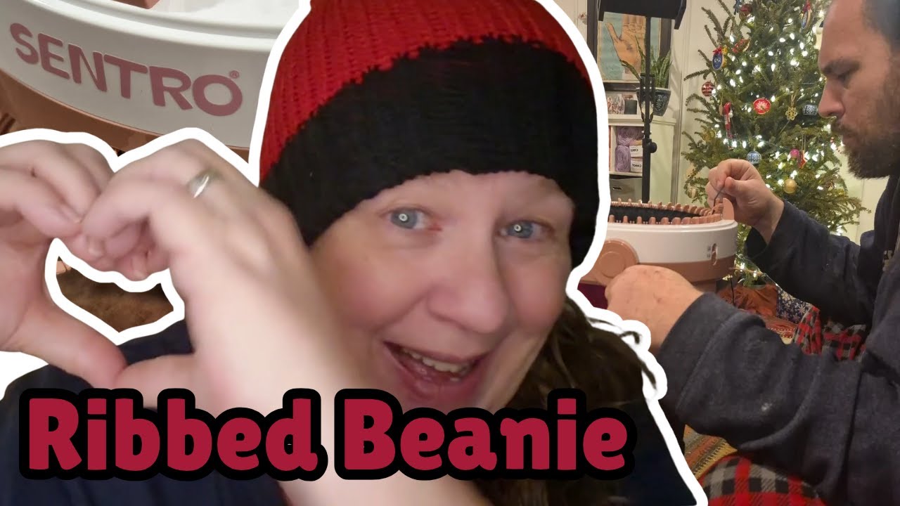 Шапка-бини Sentro в рубчик 