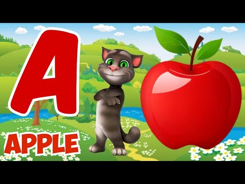 Phonic sound with two words, a for apple b for ball, english alphabet for toddlers @Ronukitv 