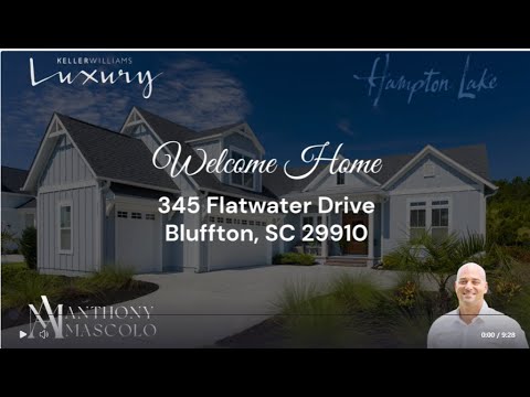 345 Flatwater Drive, Bluffton, SC home video tour