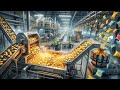 Amazing Potato Chips Factory Process | From Fresh Potatoes to Crispy Chips Production 🔥🥔