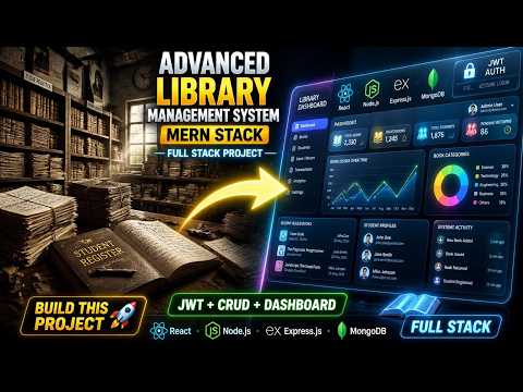 📚🚀 Advanced Library Management System Using MERN Stack | Full Stack Web Development Project.