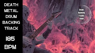 185 BPM Death Metal Drum Track – Intense High-Tempo Drive