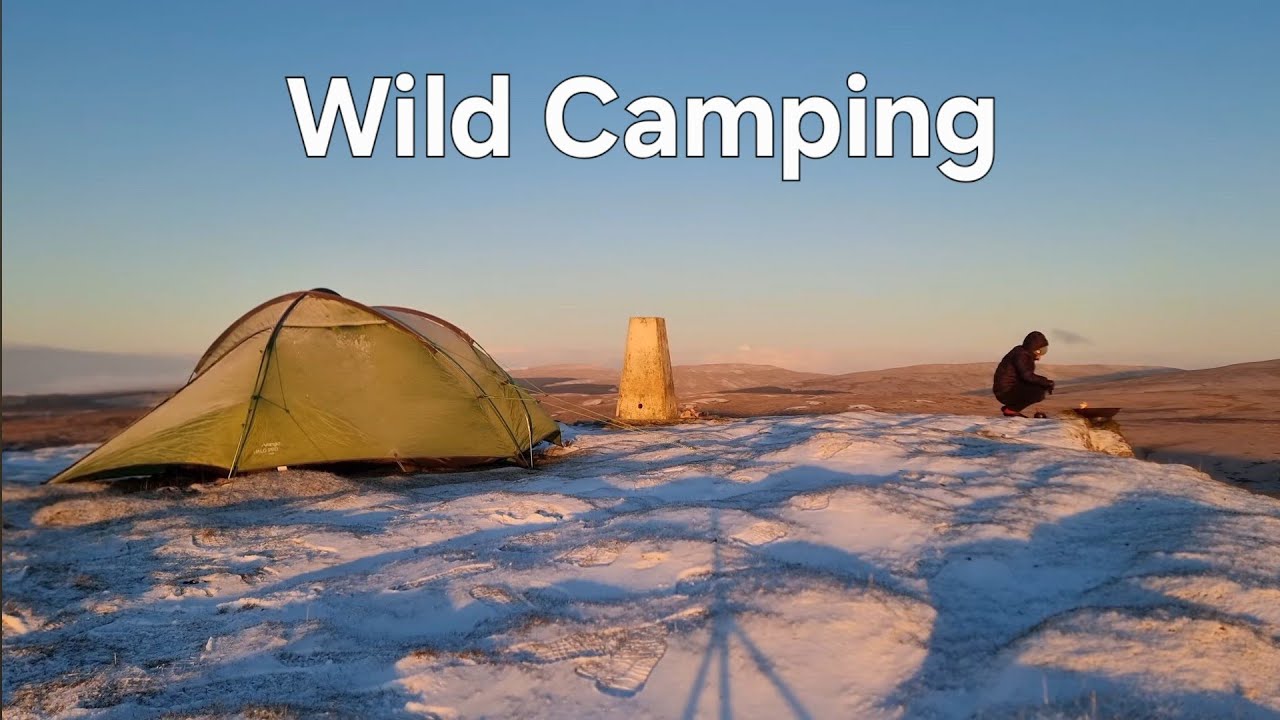 Freezing Winter Wild Camping 