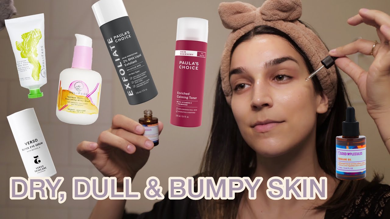 skincare routine for bumpy skin