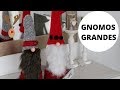 DUENDES  NAVIDEÑOS GRANDES MUY FACILES Y ECONOMICOS /decoración navideña